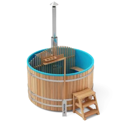 Японская баня Фурако со встроенной печью