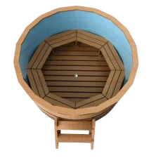 Противоскользящая решетка на дно круглой купели 