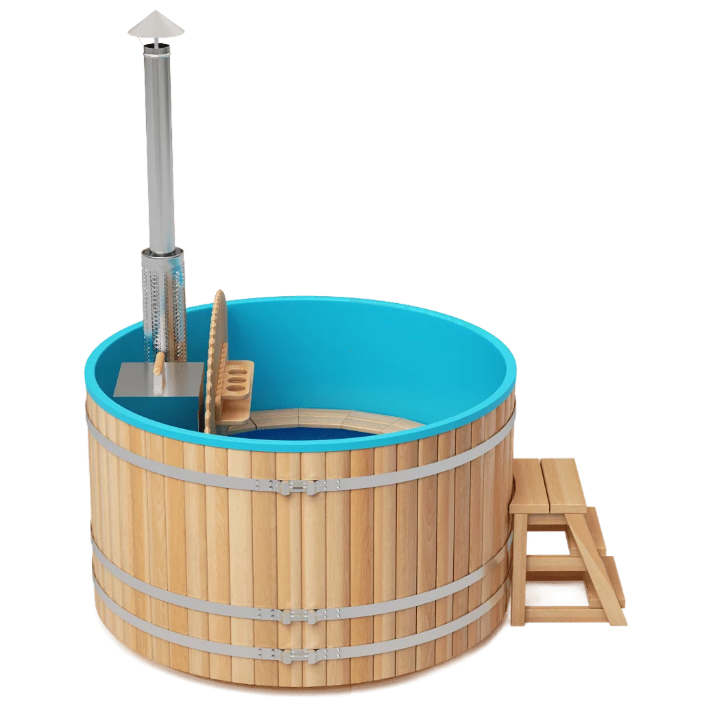 Японская баня Фурако со встроенной печью