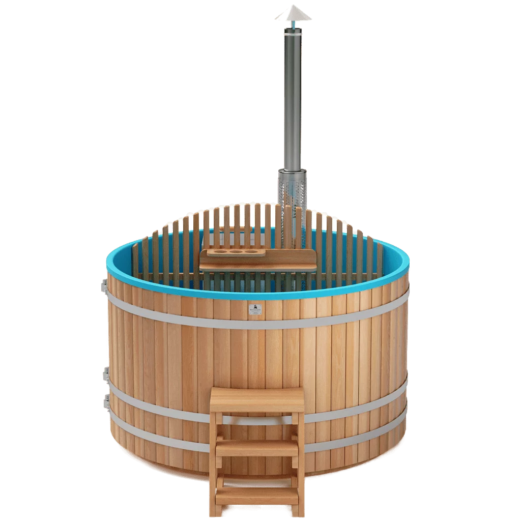 Японская баня Фурако со встроенной печью